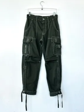 Denim Cargo Trousers