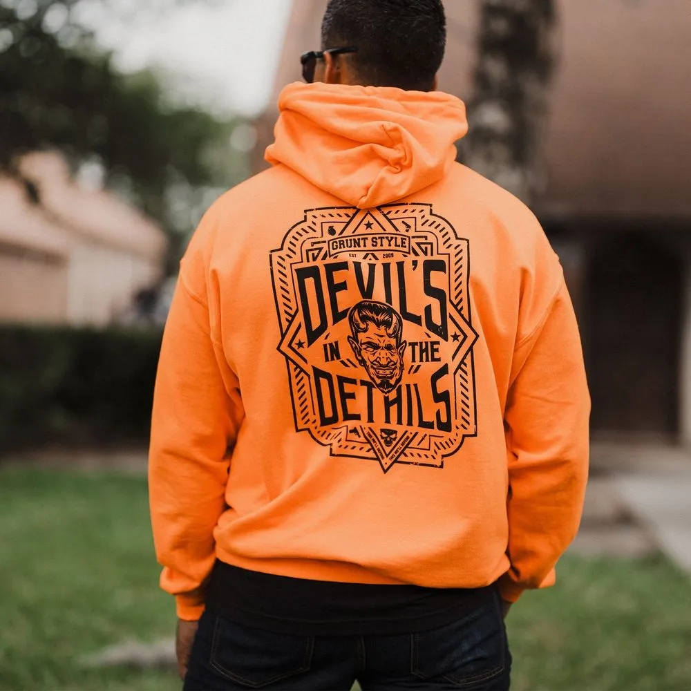 Devils In The Details Hoodie - Safety Orange