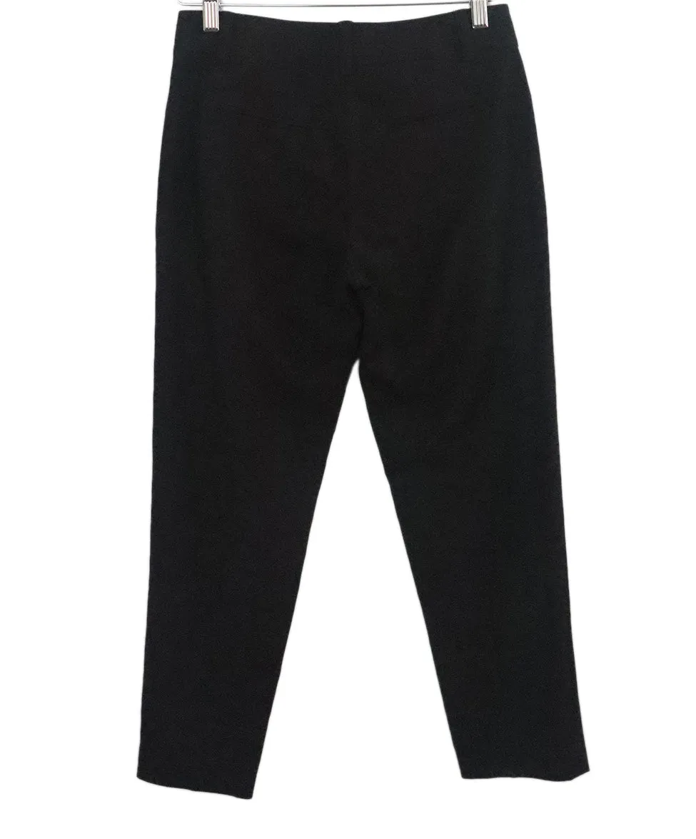 DVF Black Cotton Pants sz 0