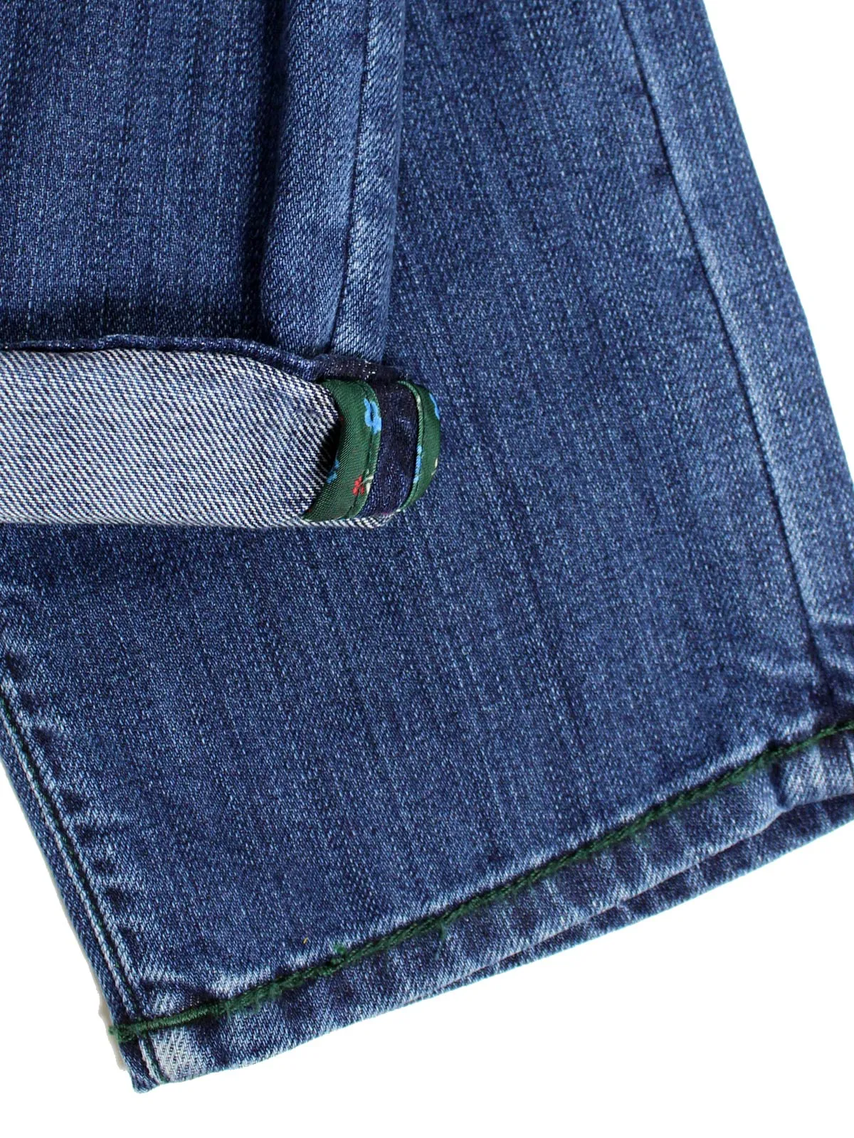 E. Marinella Jeans Dark Blue Slant Pocket Denim 31 Button Fly Slim Fit REDUCED - SALE