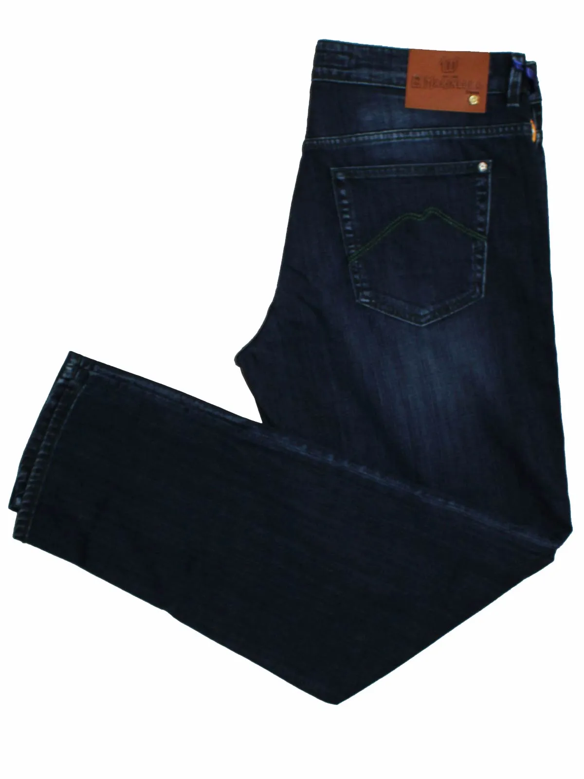 E. Marinella Jeans Dark Denim Blue - 38 Zip Fly Slim Fit SALE