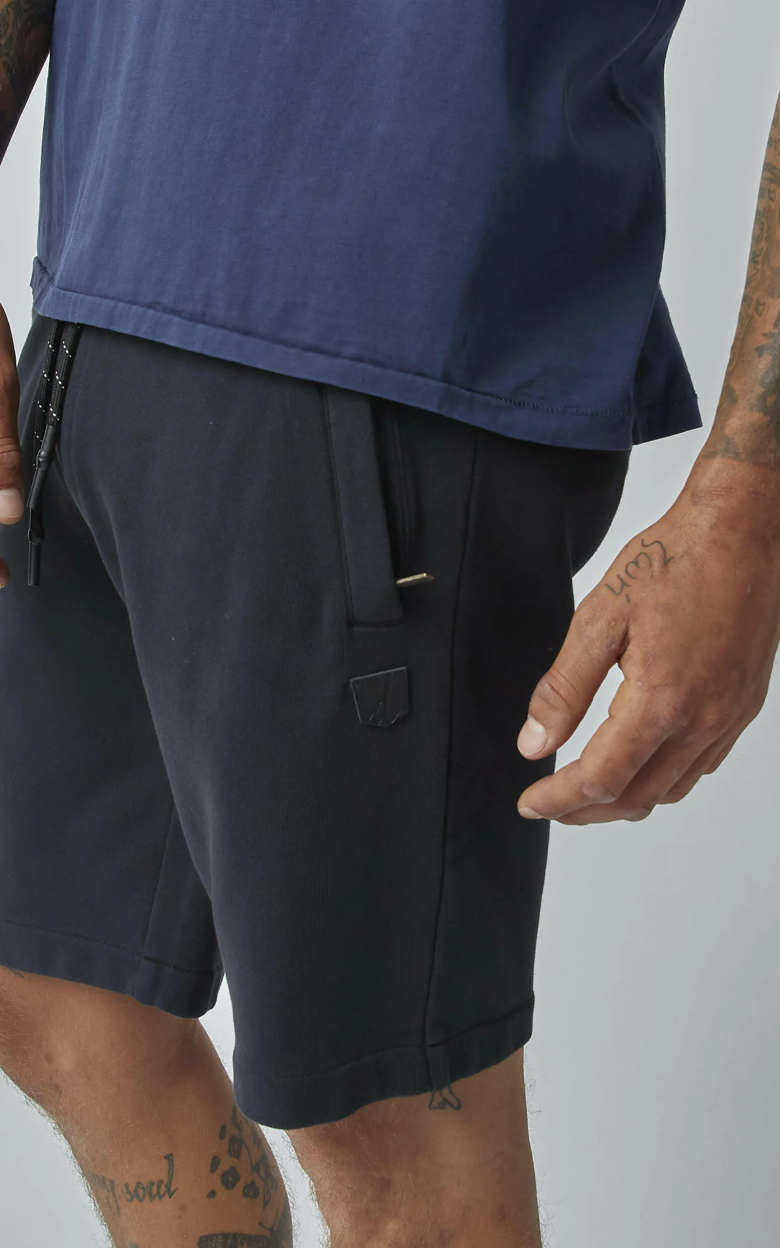 Essential Black Fleece Shorts