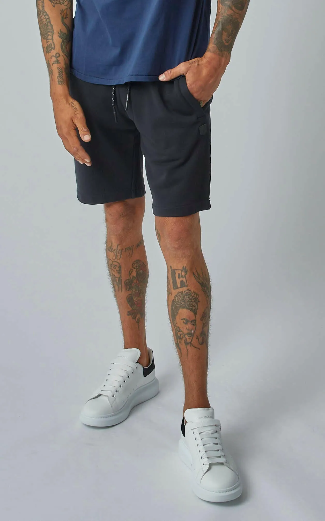 Essential Black Fleece Shorts