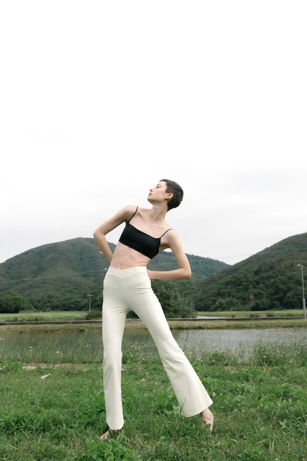 FRAME Flare Pants - Cream