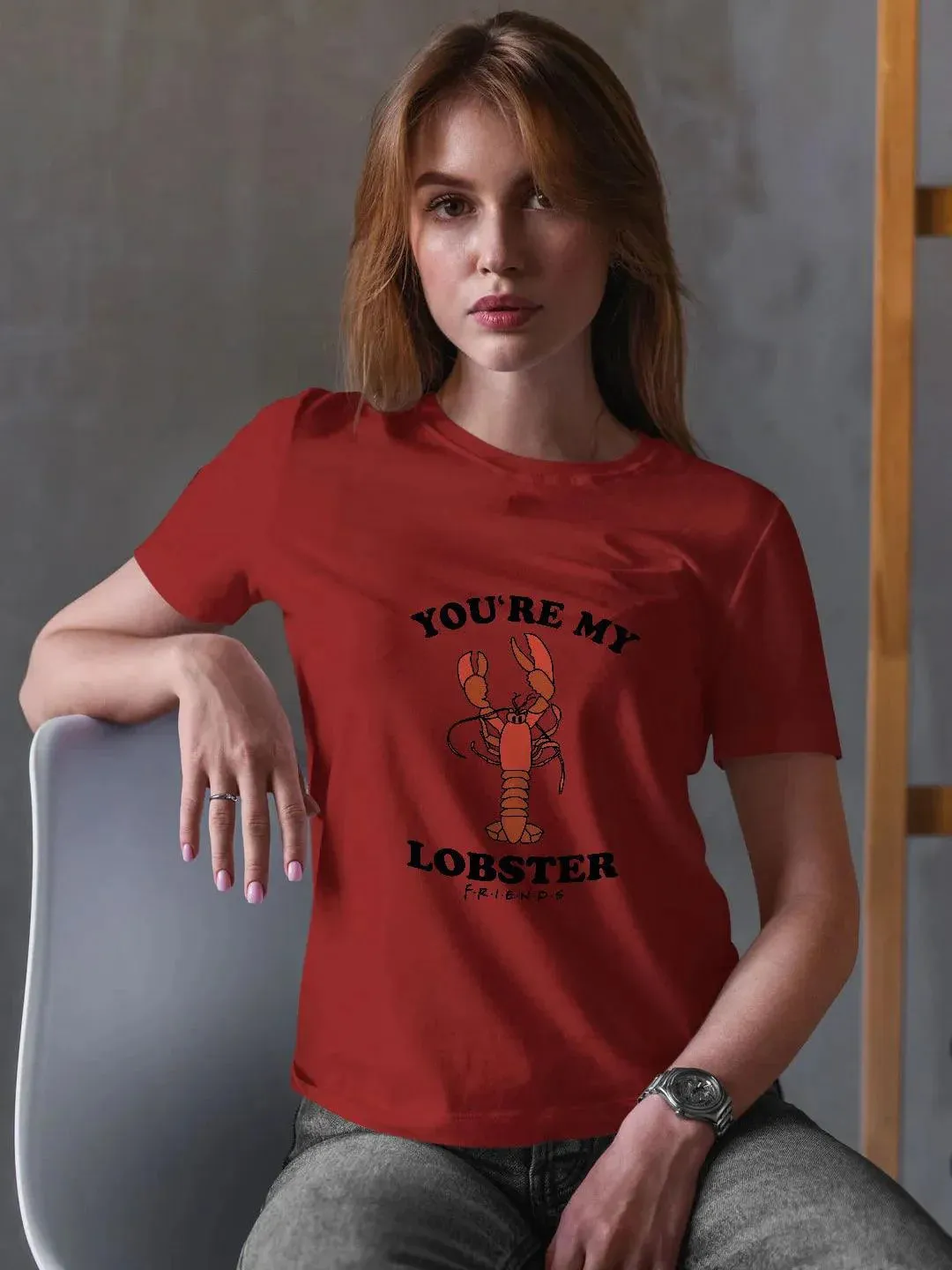 Friends Lobster Women T-shirt (Select From Drop Down Menu) (No Cod Allowed On This Product)- Prepaid Orders Only