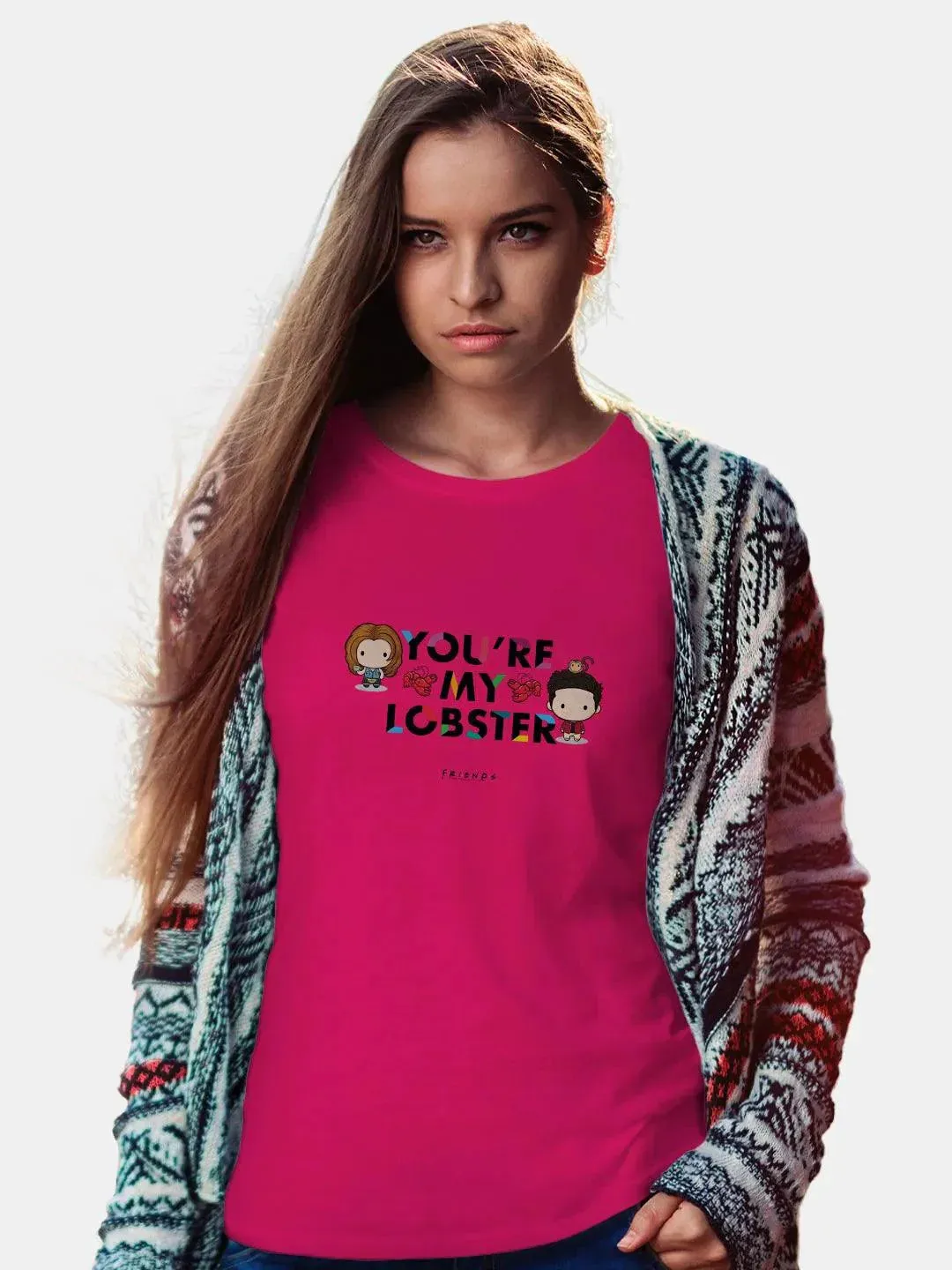 Friends You Are My Lobster Women Tshirt (Select From Drop Down Menu) (No Cod Allowed On This Product)- Prepaid Orders Only