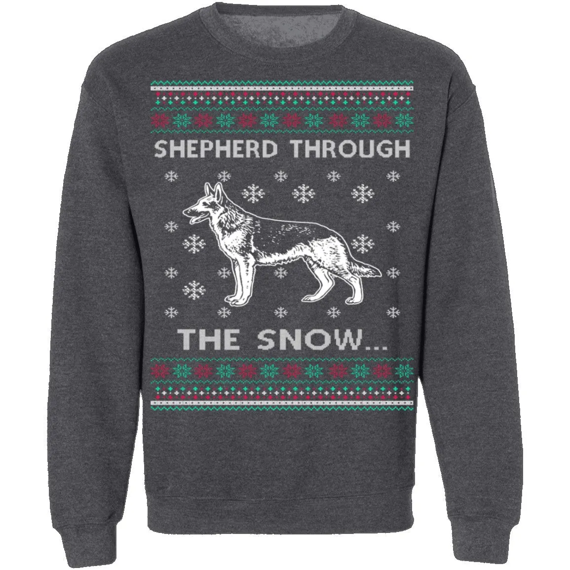 German Shepherd Ugly Christmas Sweater