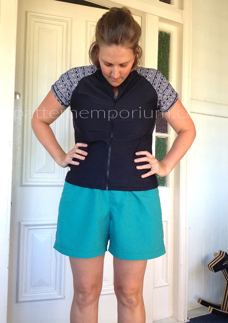 Getaway Shorts | Woven Pull On Shorts Sewing Pattern