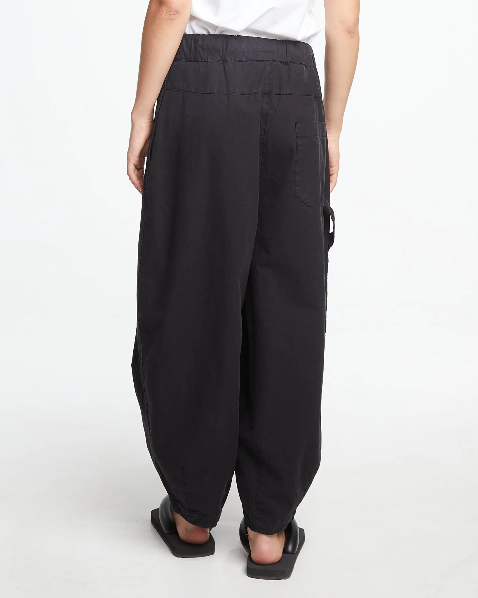 G.o.D Sultan Pants Cotton Linen Black