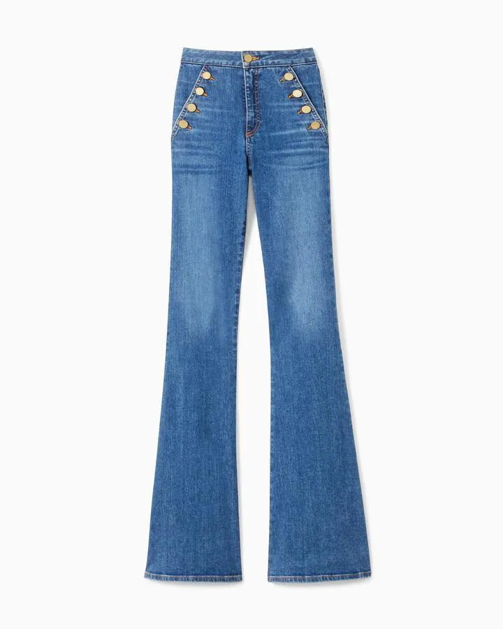 Helena High-Rise Flare Jeans by Ramy Brook (Various Colors)