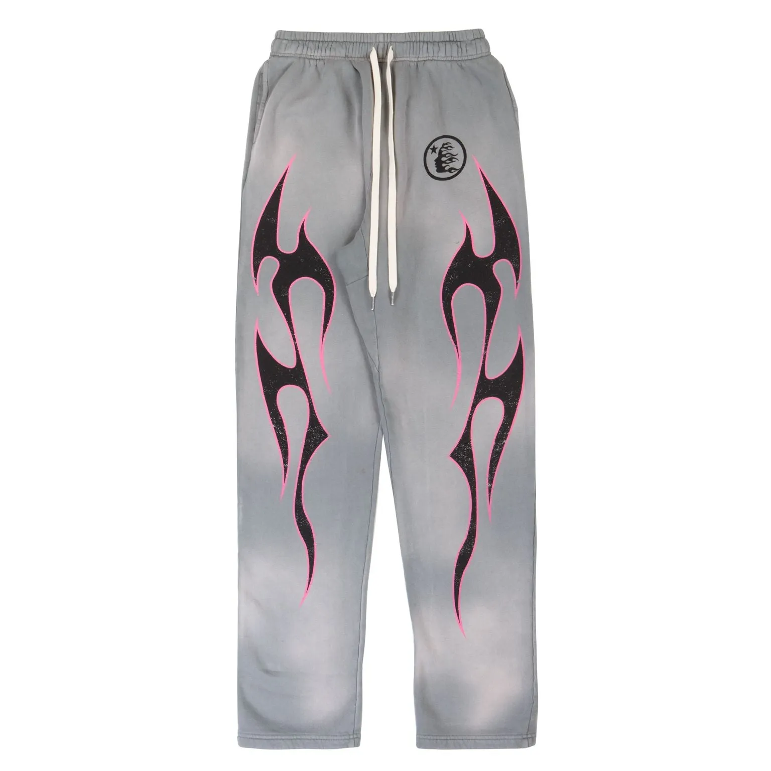 Hellstar Future Flame Sweatpants Grey