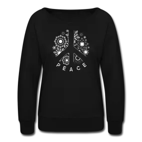 Holiday Peace Sign- Sweatshirt