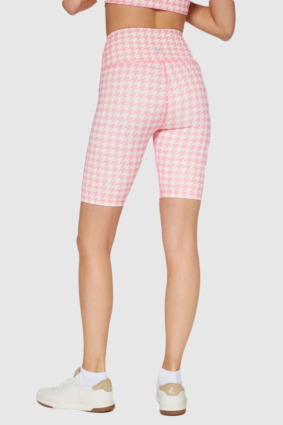 Houndstooth Biker Shorts