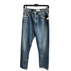 Jeans Cropped By Agolde In Blue Denim, Size: 2