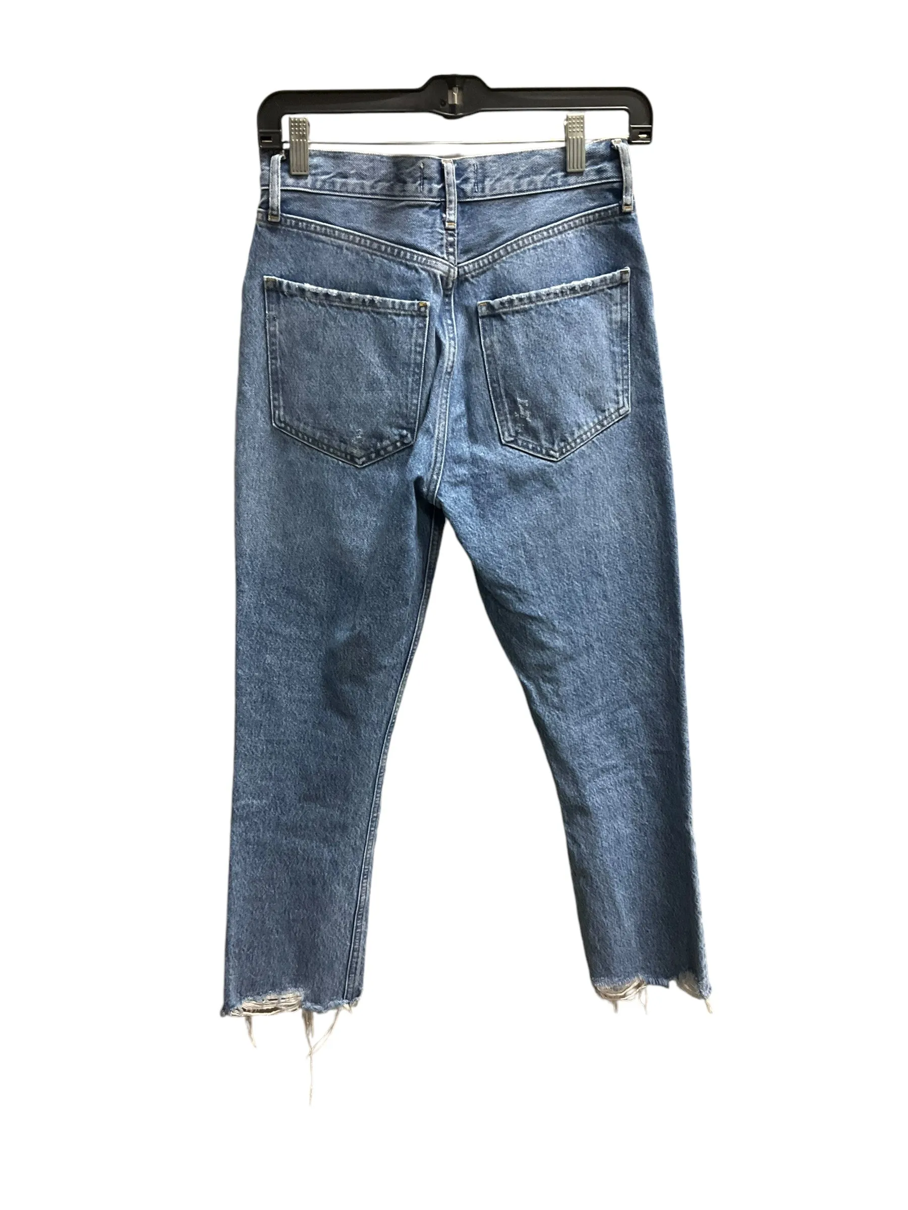 Jeans Cropped By Agolde In Blue Denim, Size: 2