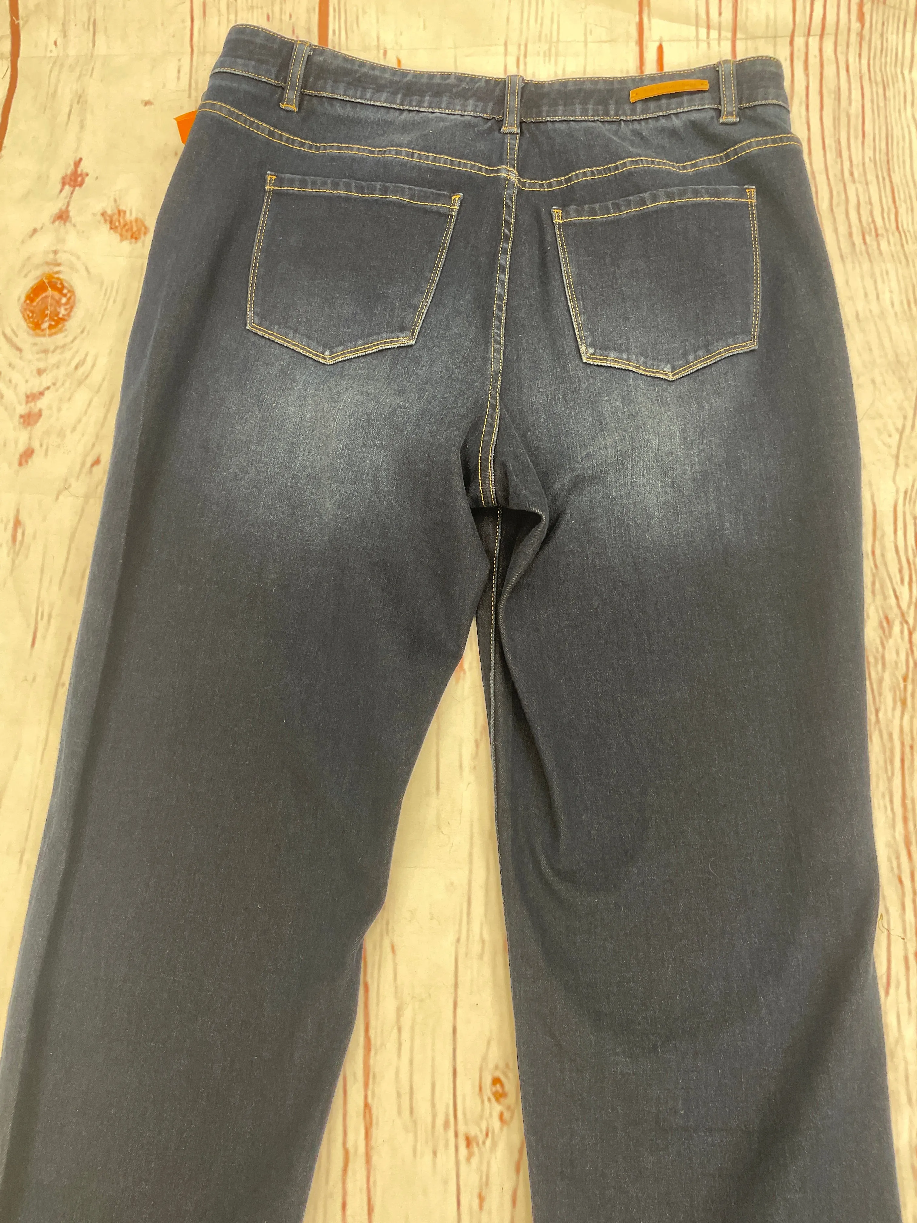 Jeans Straight By Soft Surroundings In Denim, Size: L