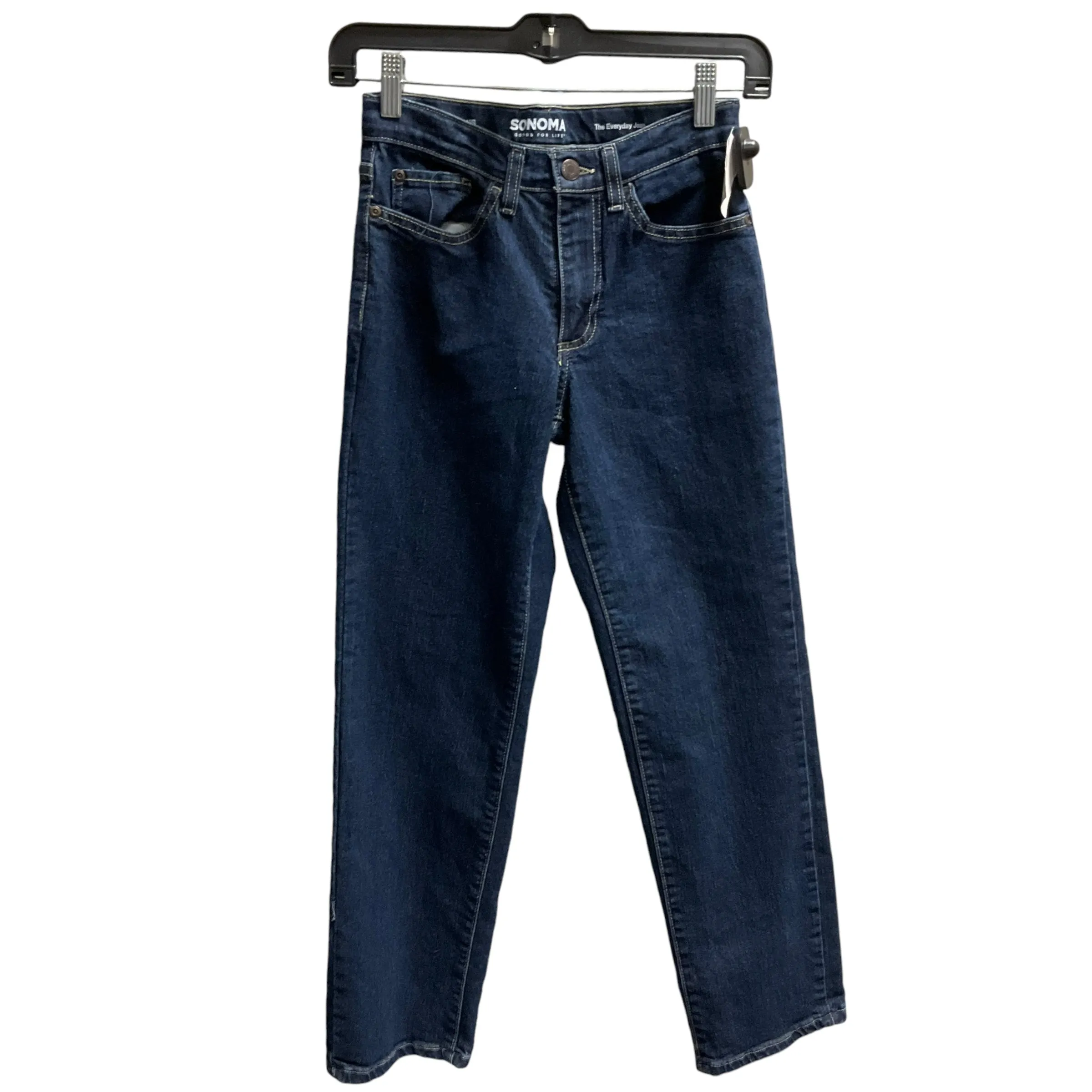 Jeans Straight By Sonoma In Blue Denim, Size: 12petite