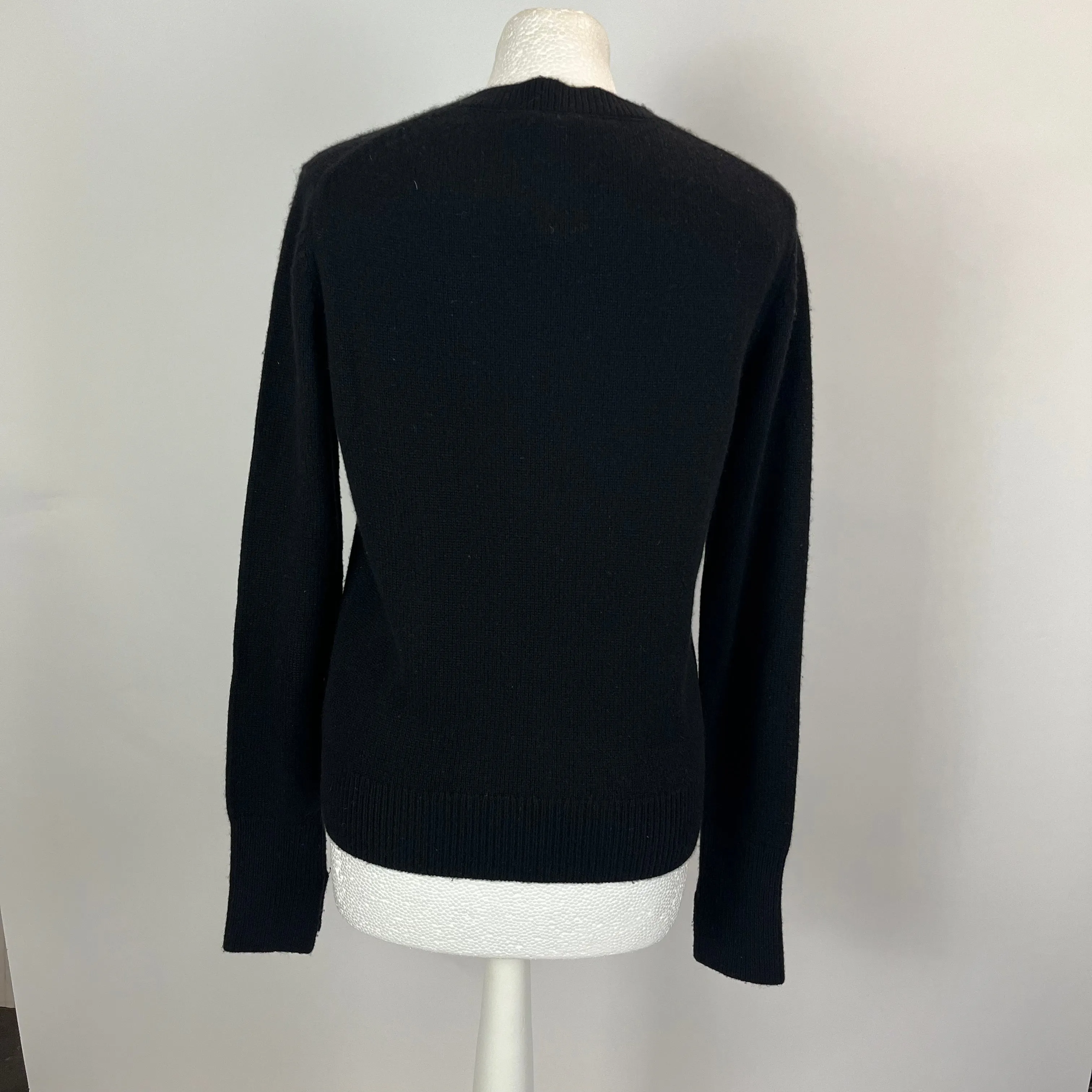 Joseph Classic Black Thick Cashmere Sweater M