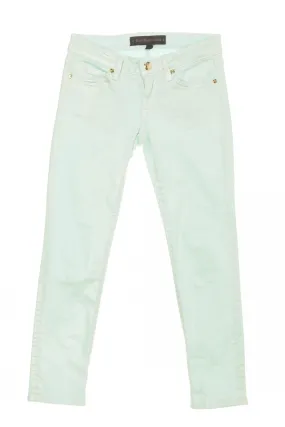 Juicy Jean Couture - Sea Foam Green Skinny Jeans - 6 Skinny