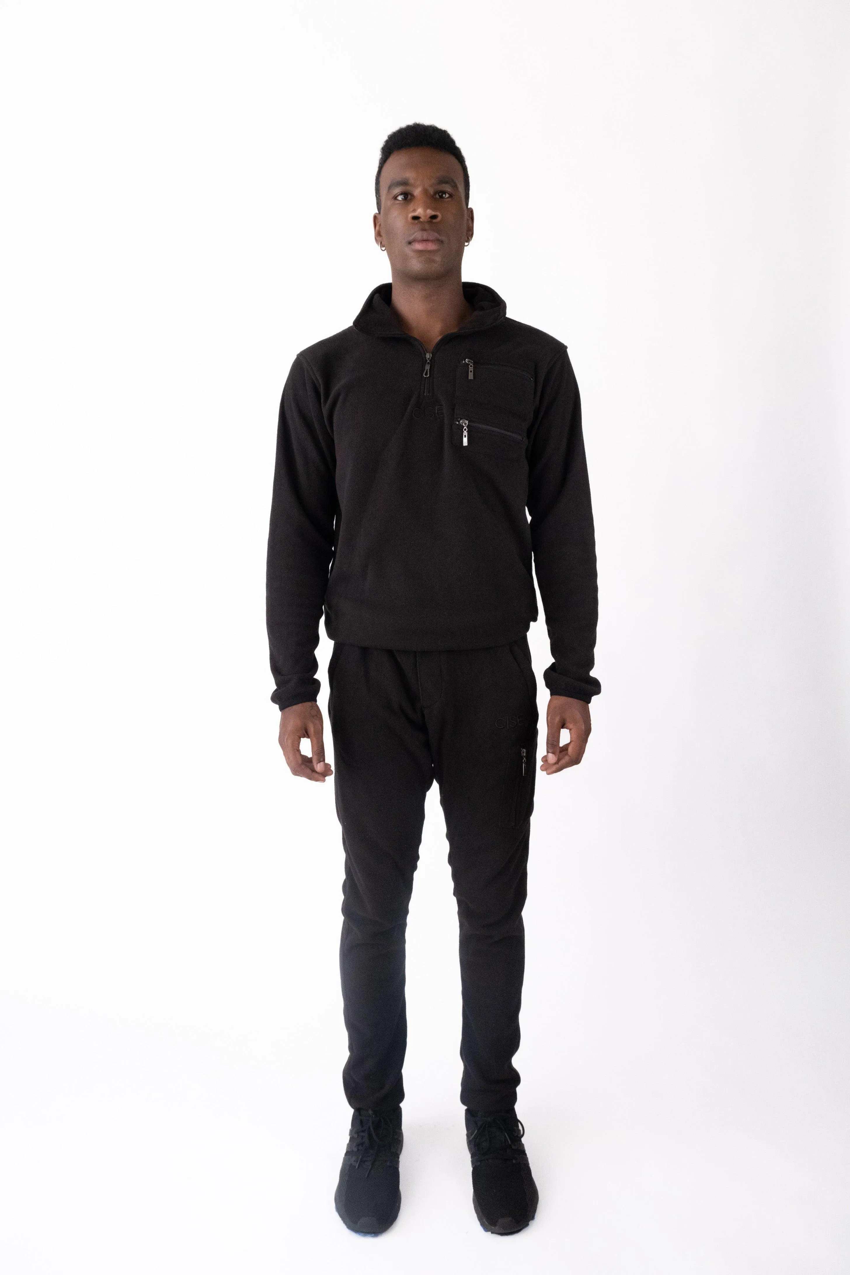 Kennedy Quarter-Zip Sweatpants (Copper Cedar)