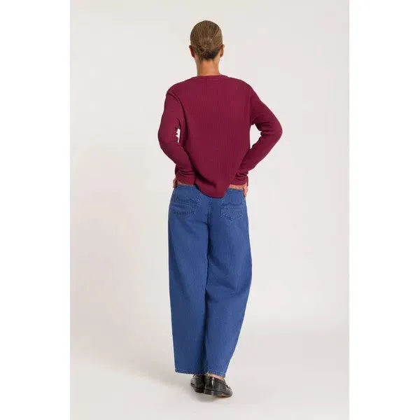 Leila Cropped - Balloon Jeans aus Bio Baumwolle