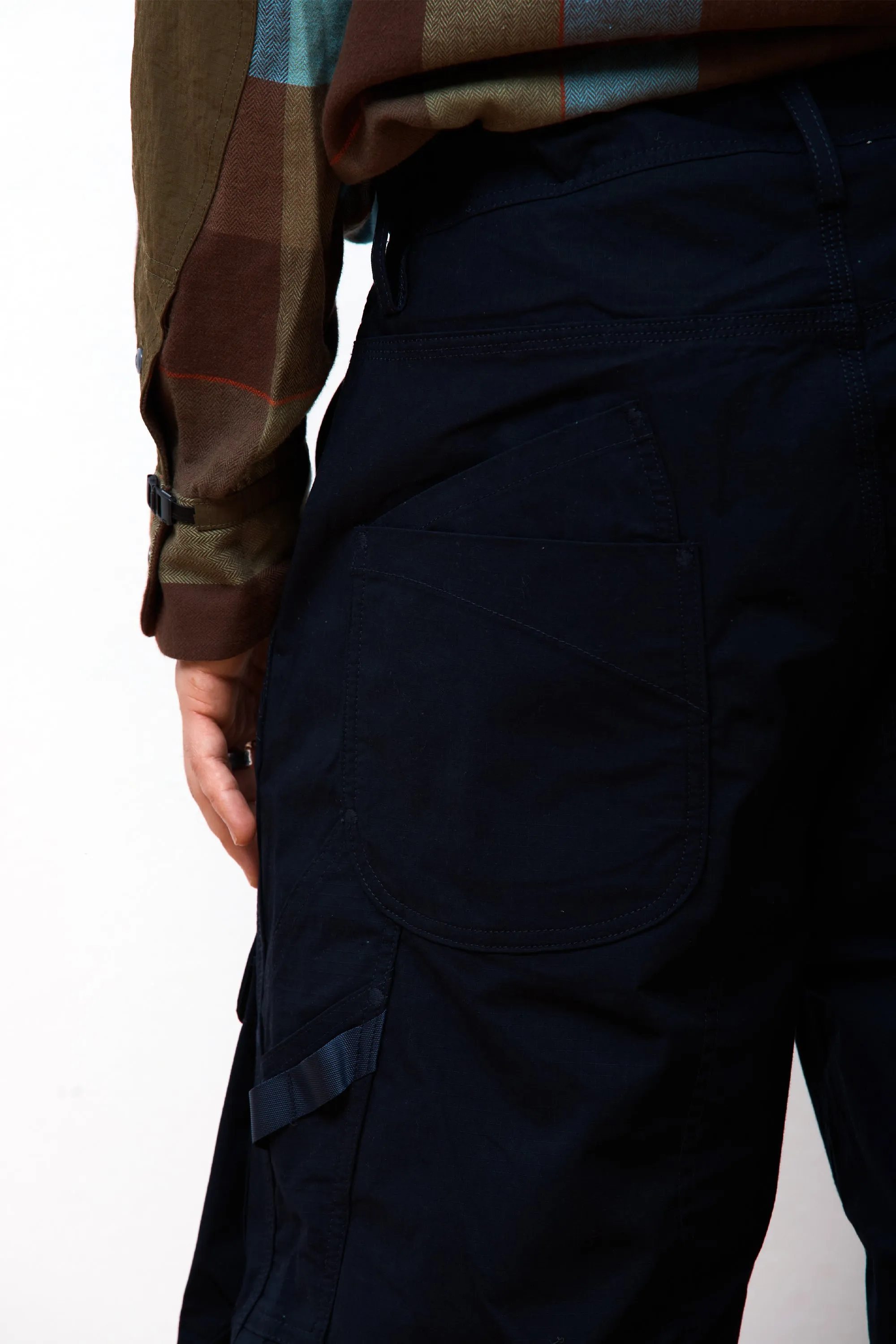 Light Rip Camper's Pants Navy