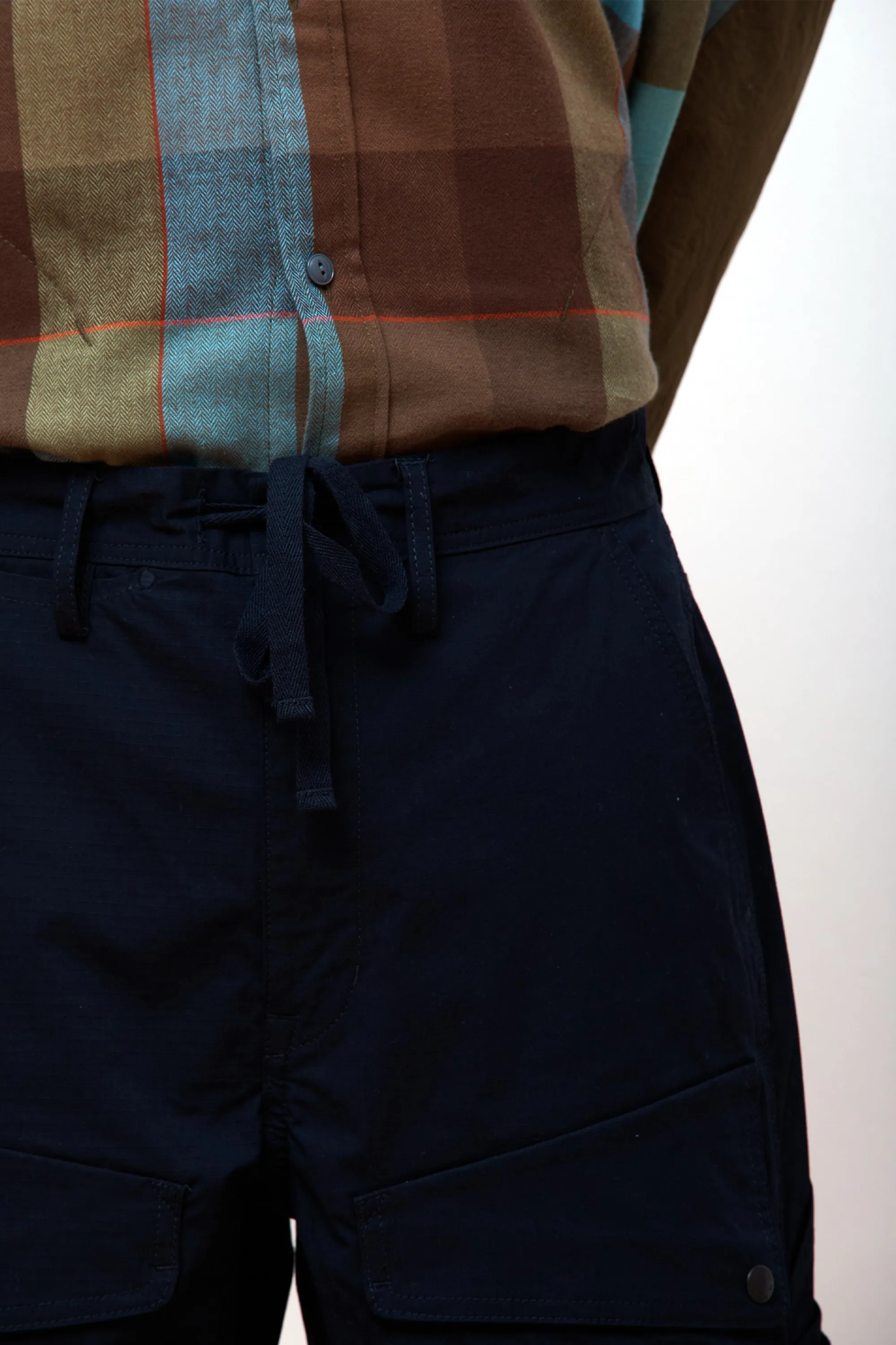 Light Rip Camper's Pants Navy