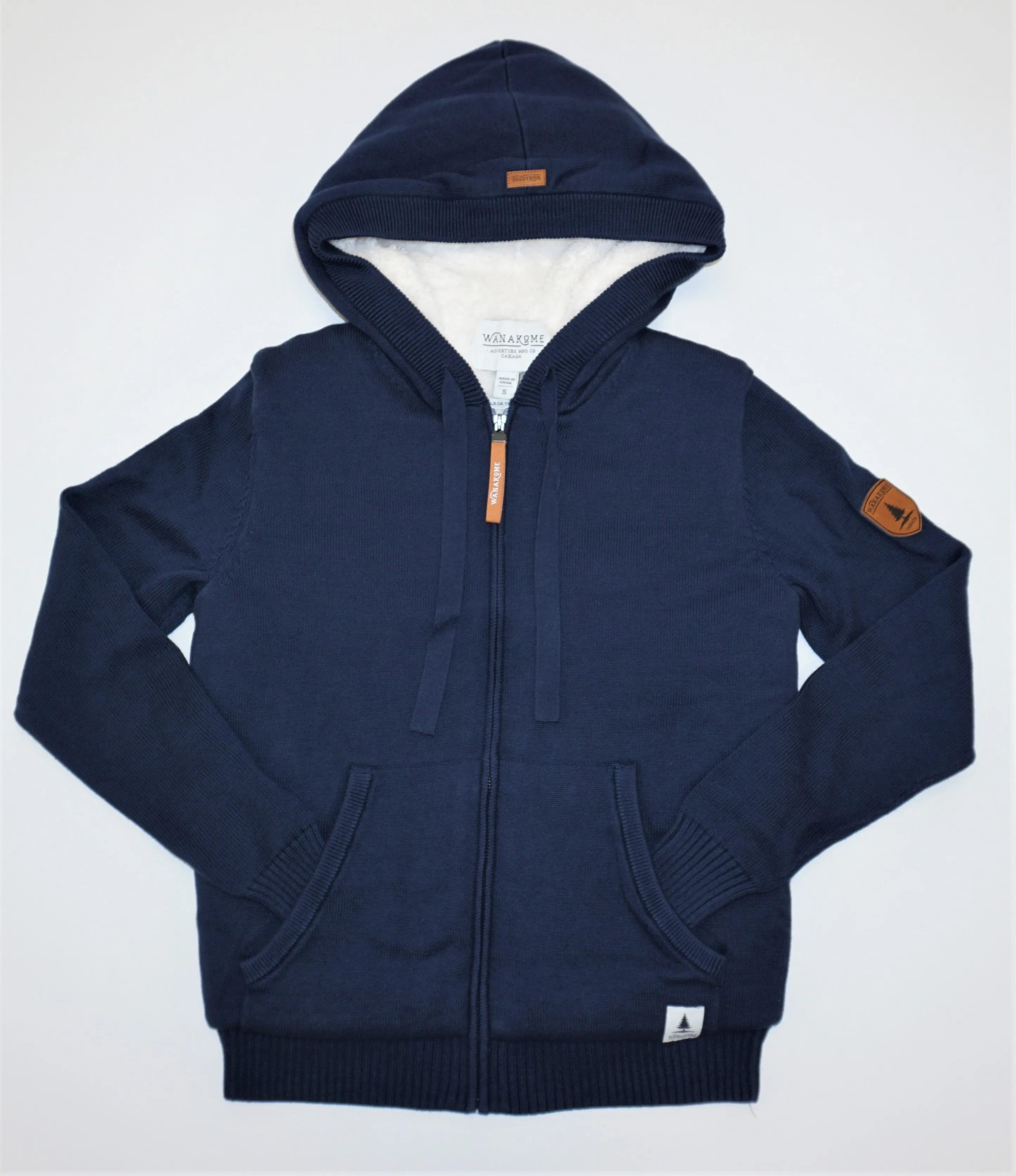 Luna Navy Zip Hoodie