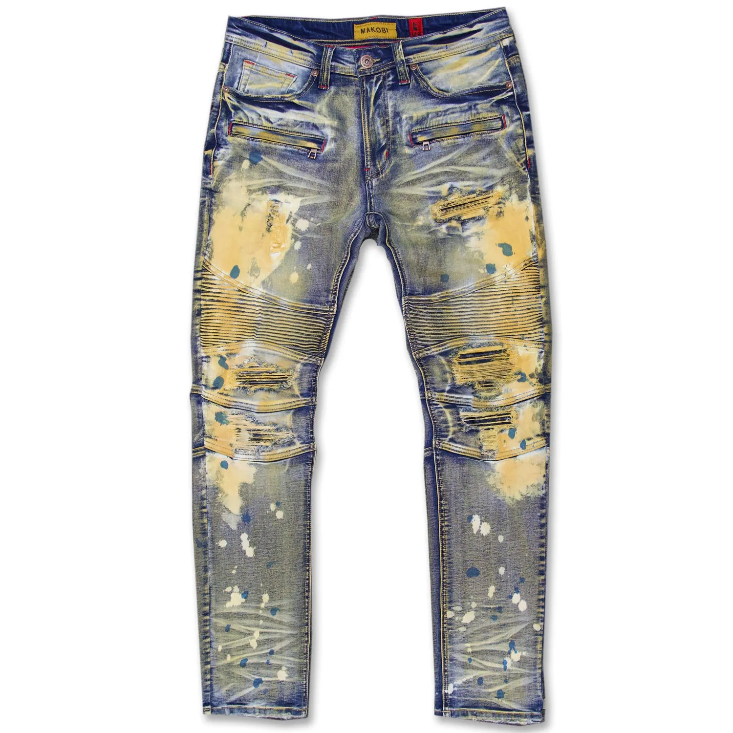 M1909 Medano Biker Jeans - Dirt Wash