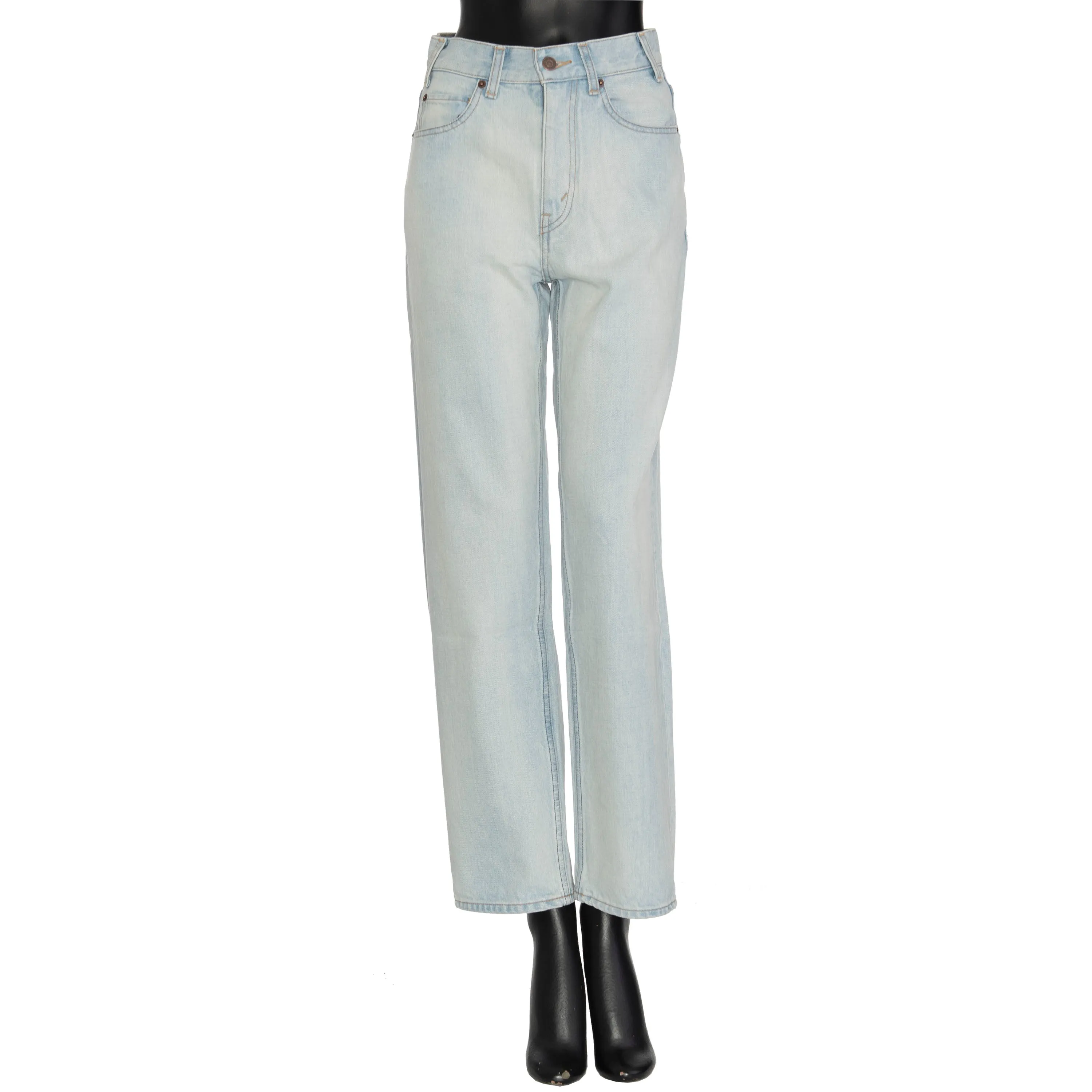 Margaret Jeans In Sun-Faded Wash Denim