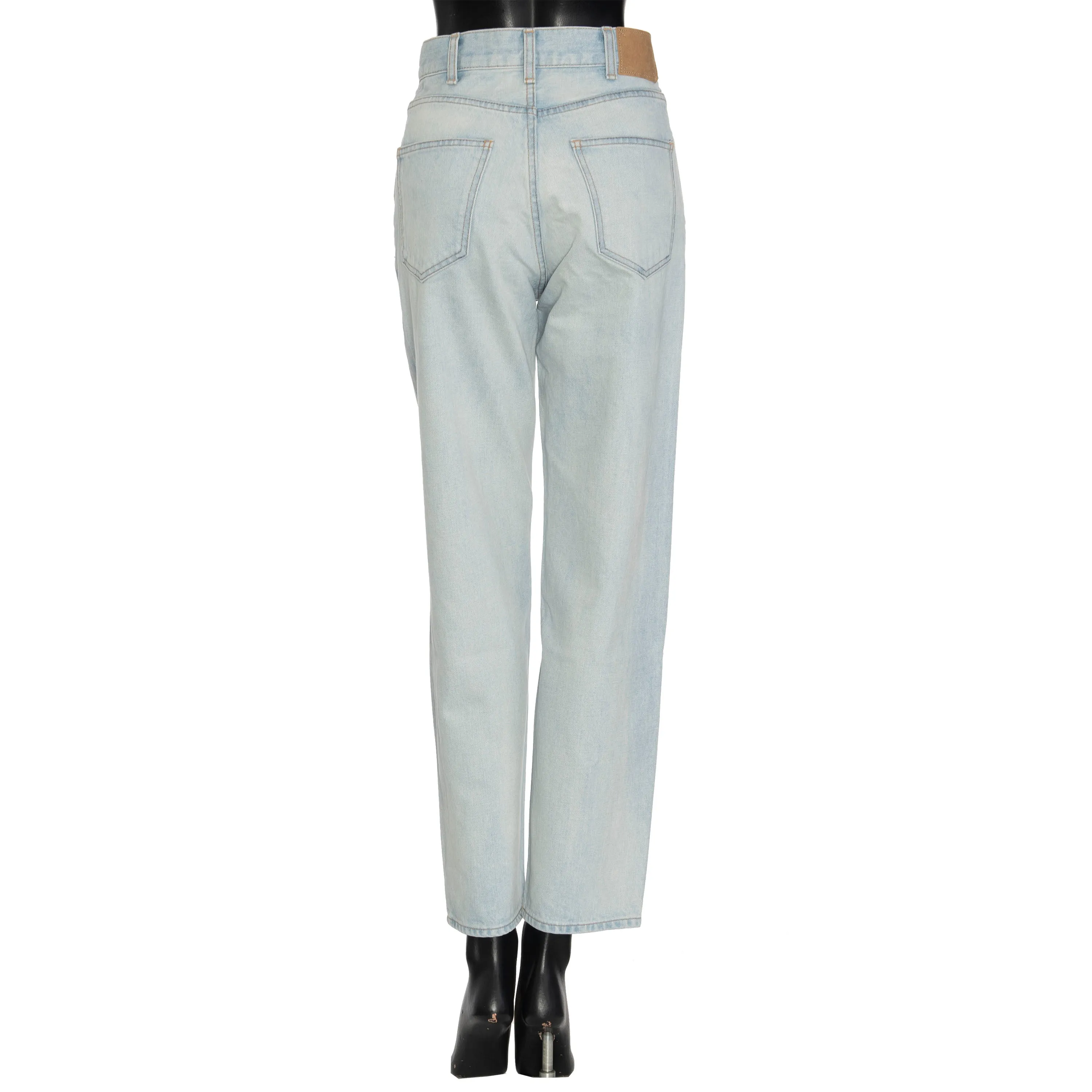 Margaret Jeans In Sun-Faded Wash Denim