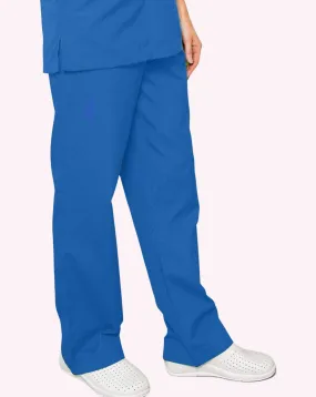 Mawson Cornflower Blue Unisex Drawstring Scrub Trousers