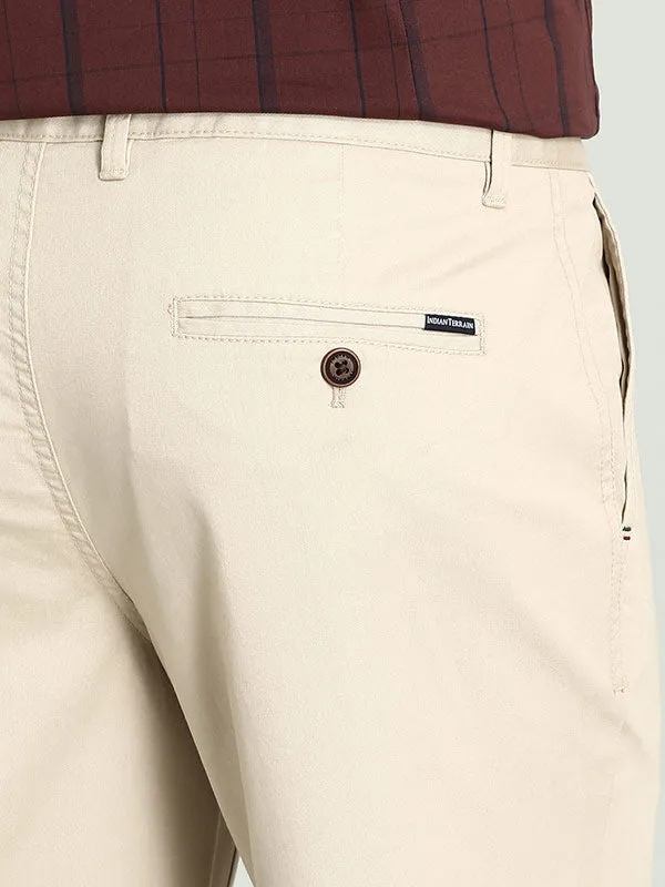 Men Kansas Fit Cotton Stretch Trouser