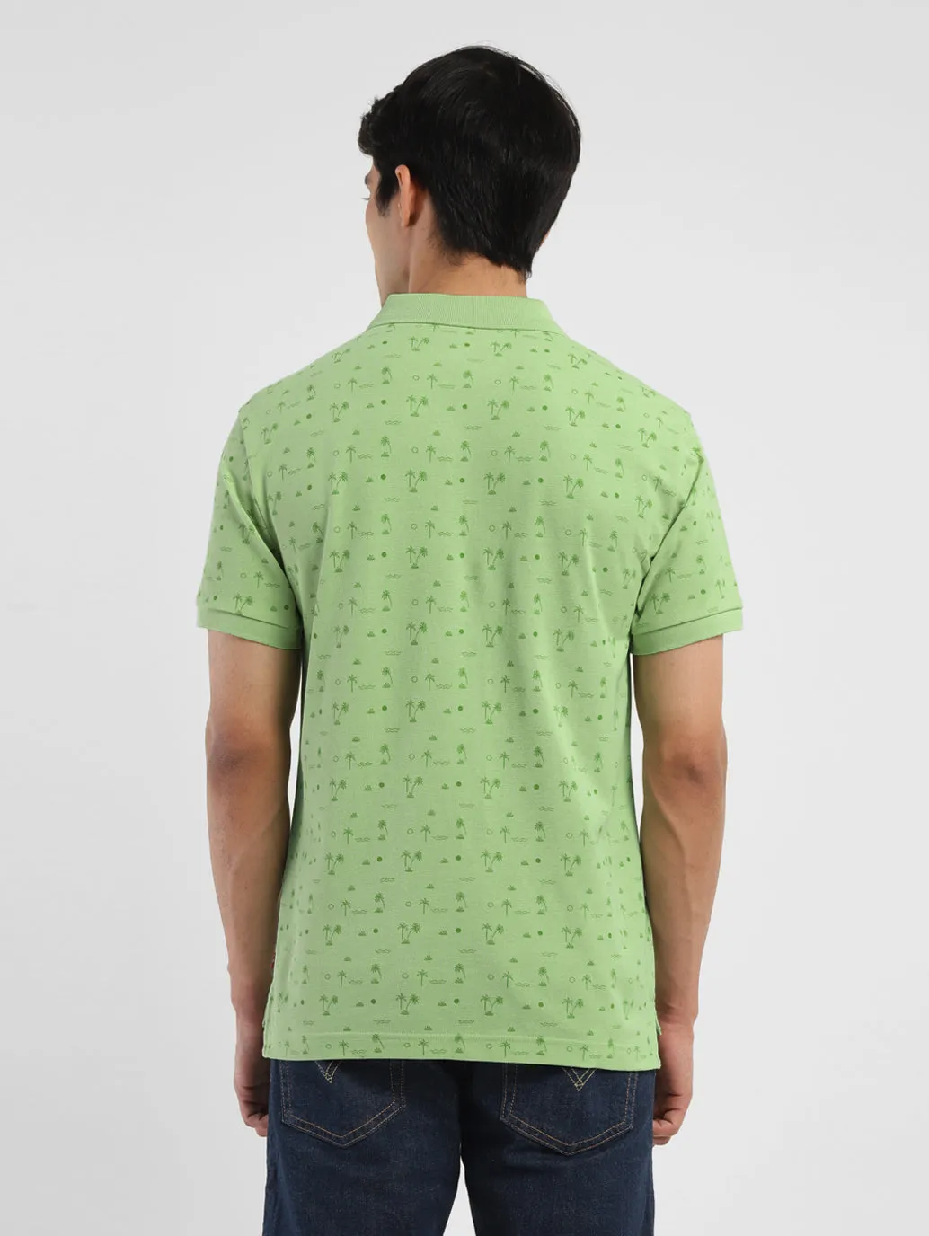 Men's All Over Printed Polo T-shirt