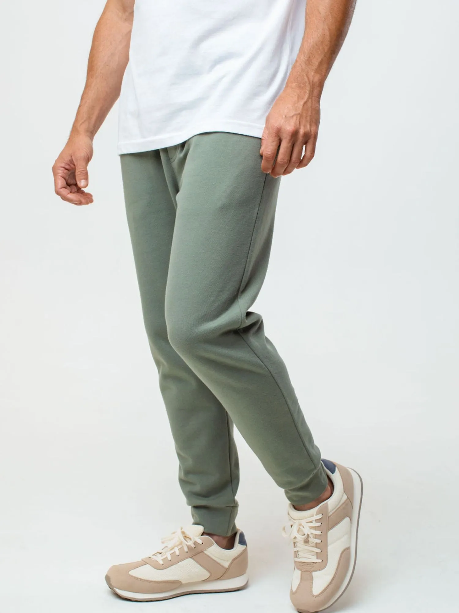 Mercury Green Fleece Sweatpants