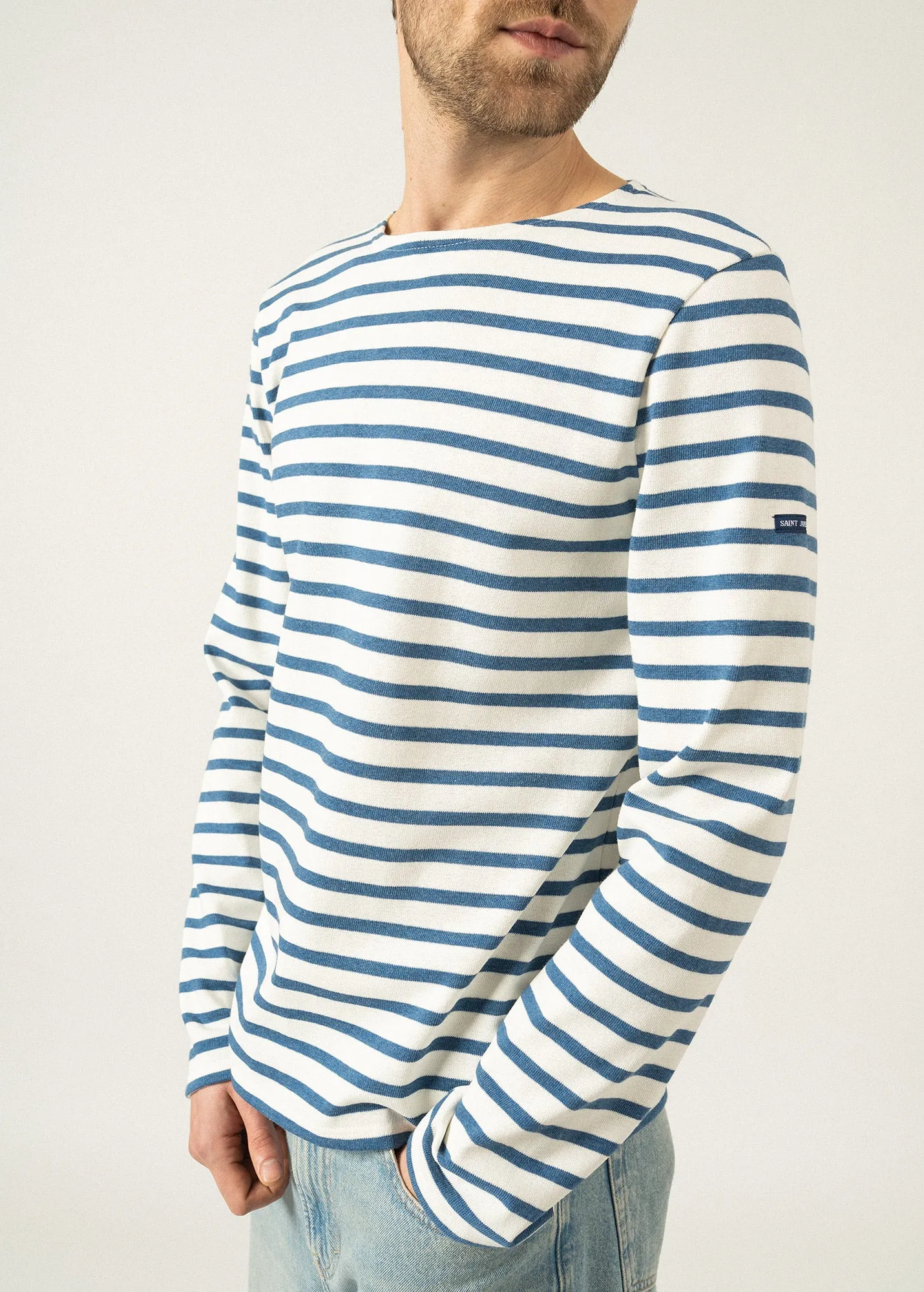 Meridien unisex striped sailor shirt - regular fit, in thick cotton (ECUME/COOPER JEAN)