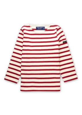 Méridien striped sailor shirt - in thick cotton (ECRU/PERSAN)