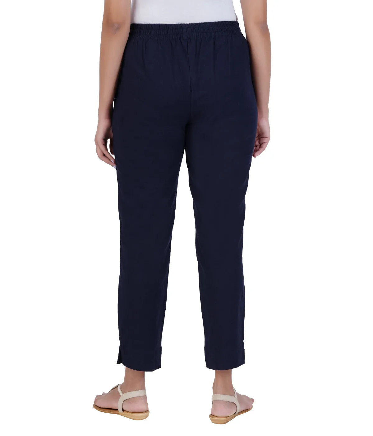 NAVY BLUE COTTON PANTS