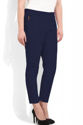 Navy Blue Stretch Pants