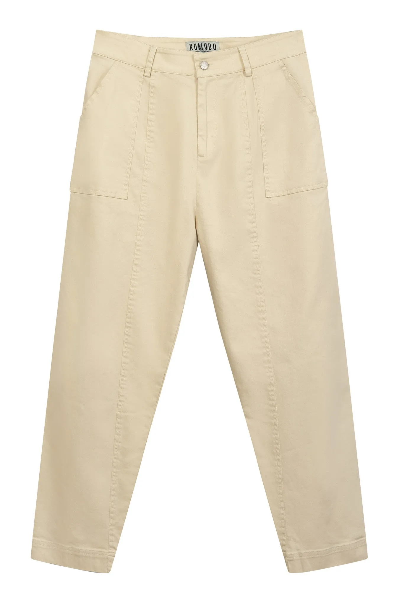 NIZANA Organic Cotton Men's Trouser - Off White