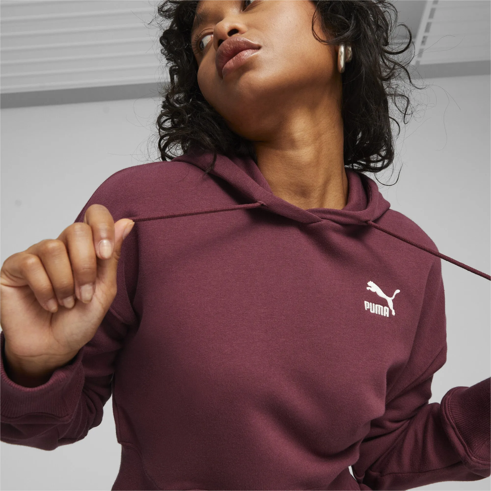 PUMA Classics Cropped Women's Hoodie TR