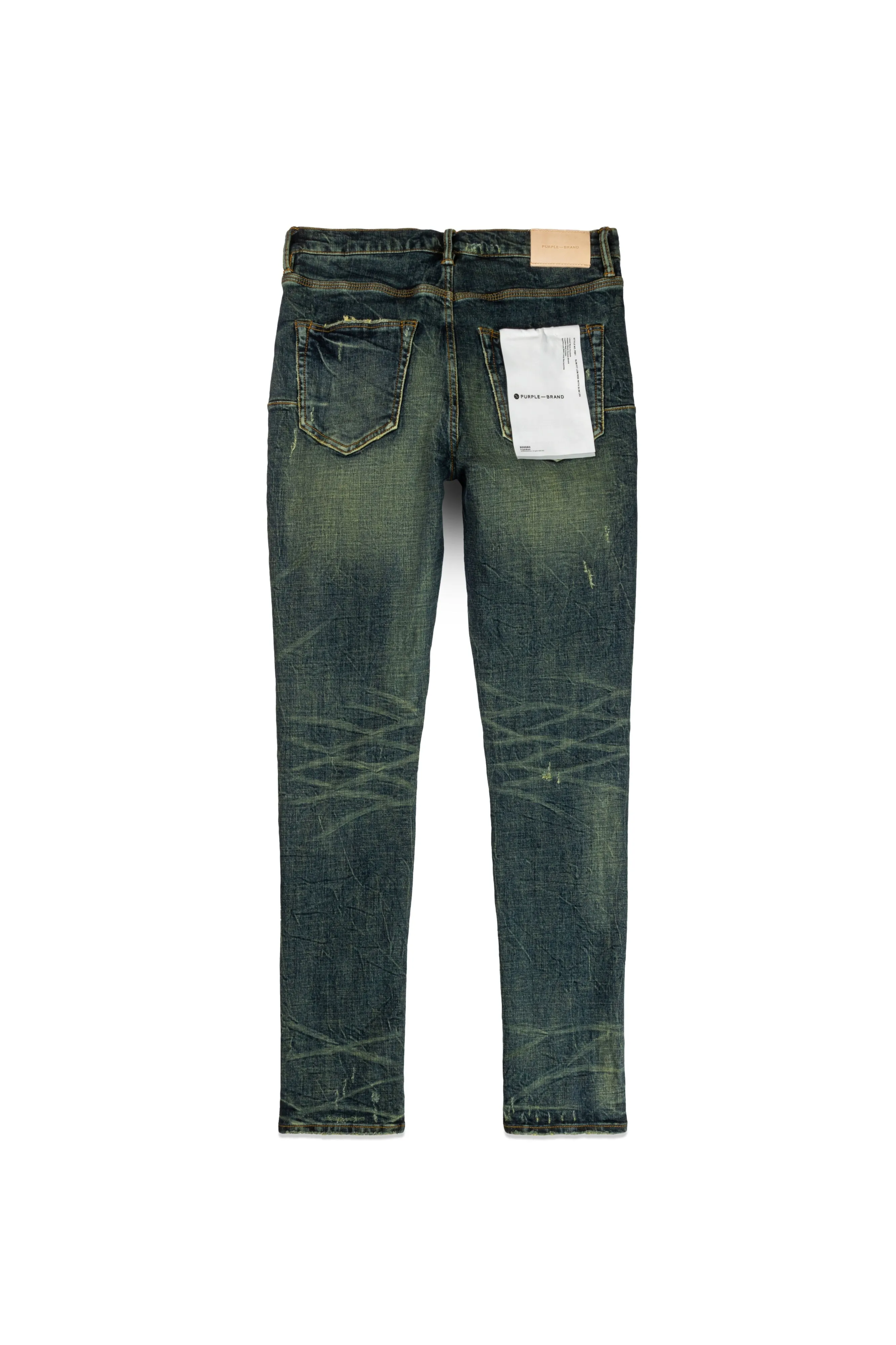 Purple Brand Marred Verdigris Jeans-Mid Indigo