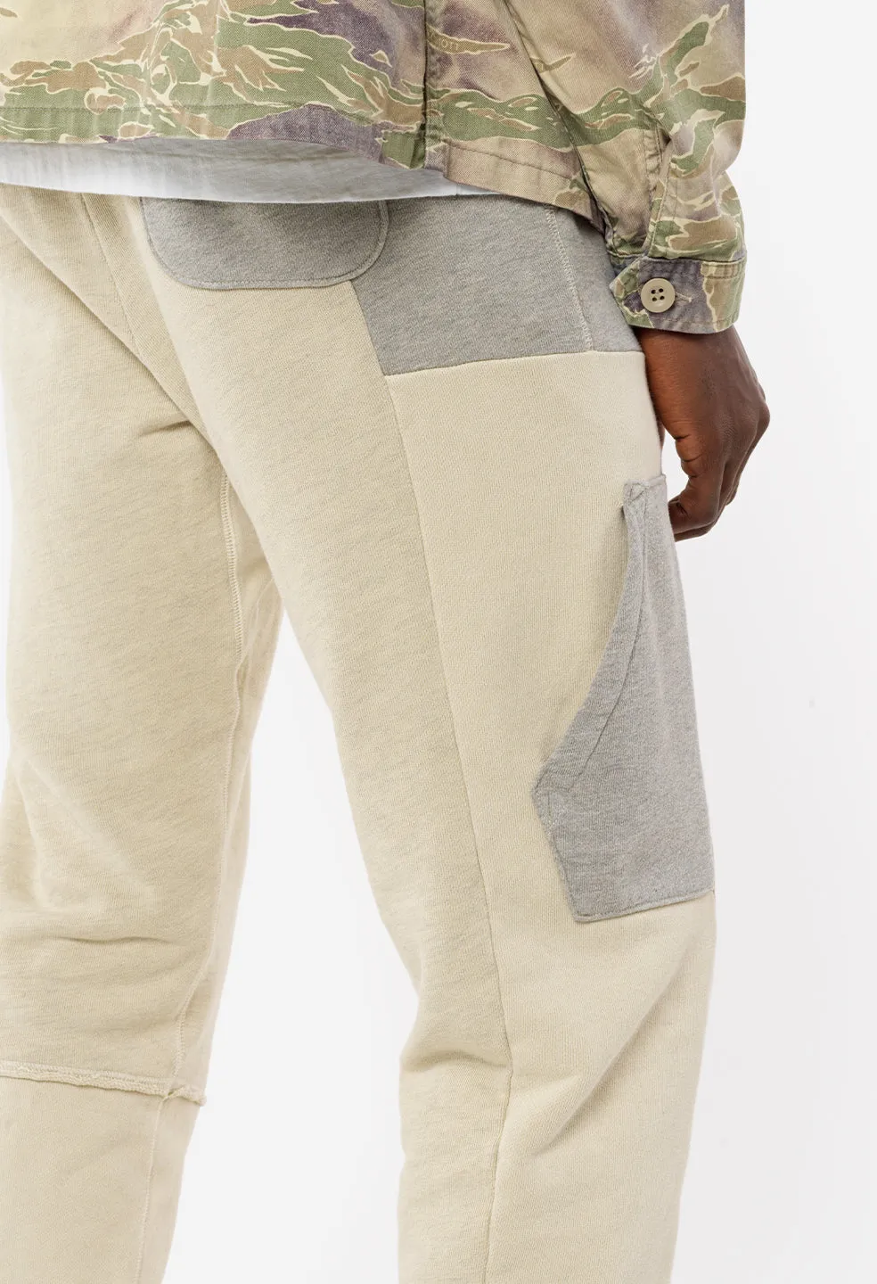 Reconstructed LA Sweatpants / Washed Clay