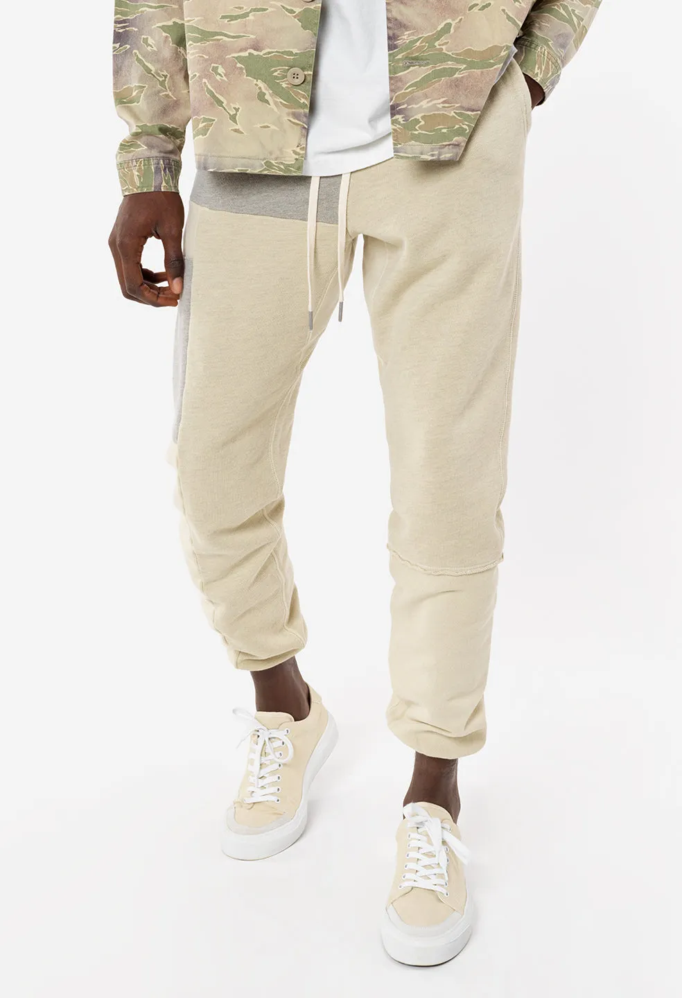 Reconstructed LA Sweatpants / Washed Clay