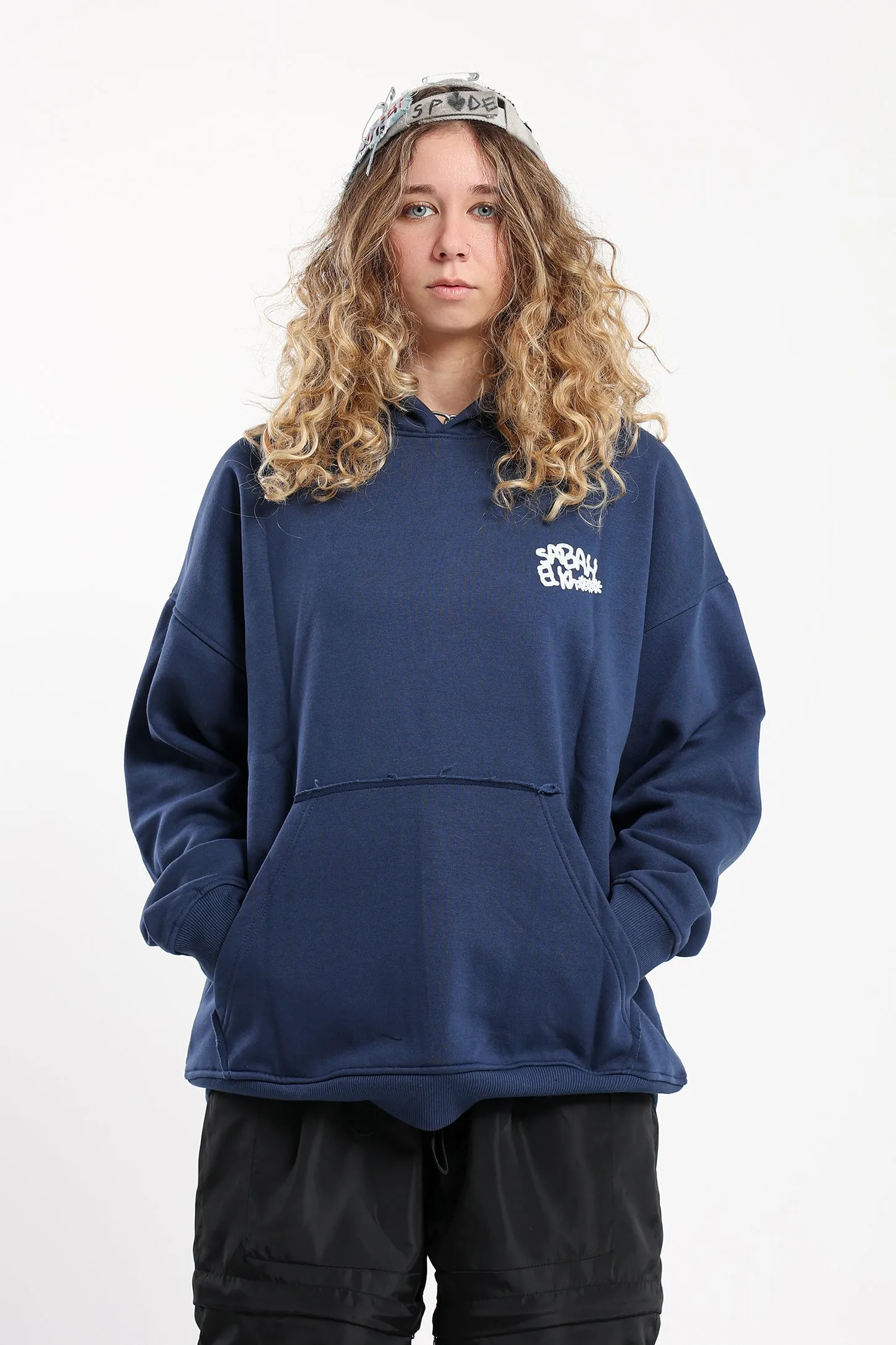 SABAH EL KH*** HOODIE - NAVY