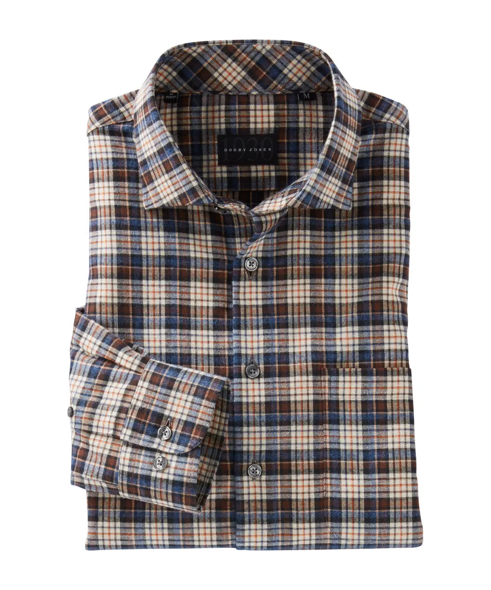 Salazar Brushed Plaid Shirt