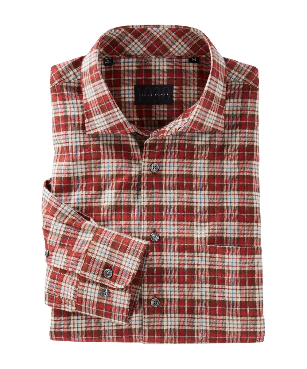 Salazar Brushed Plaid Shirt