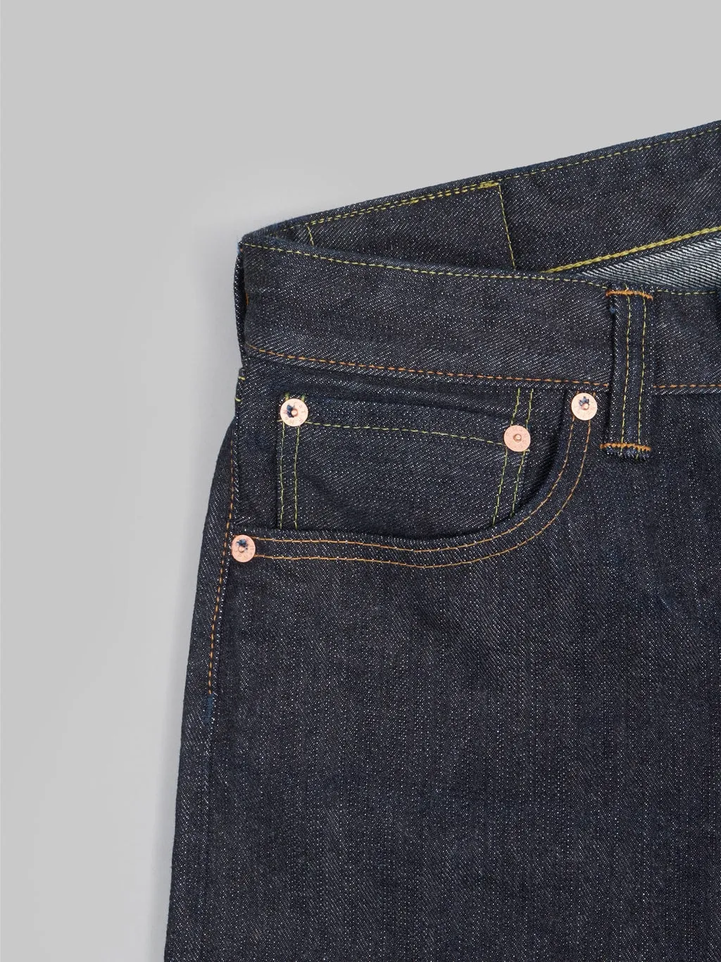 The Flat Head FN-D111 14.5oz Wide Straight Jeans