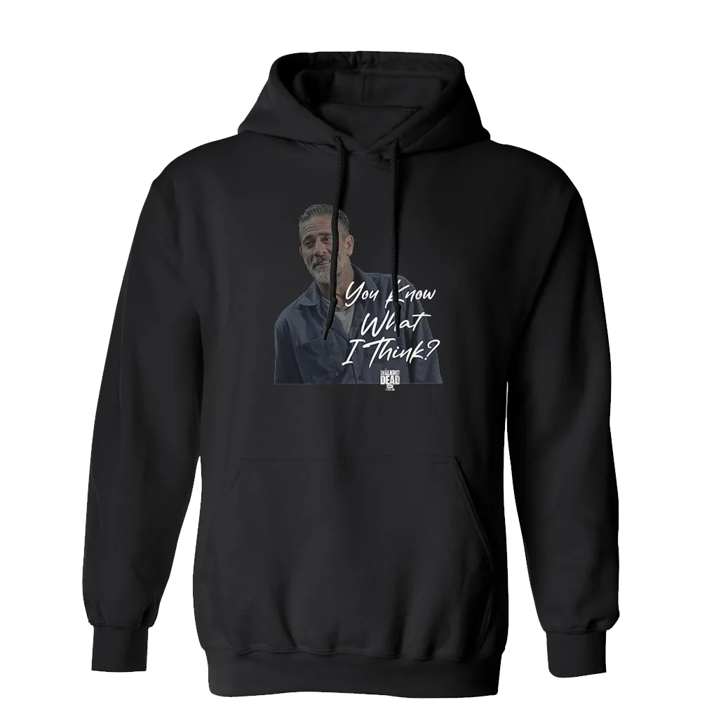 The Walking Dead You Know What I Think Fleece Hooded Sweatshirt