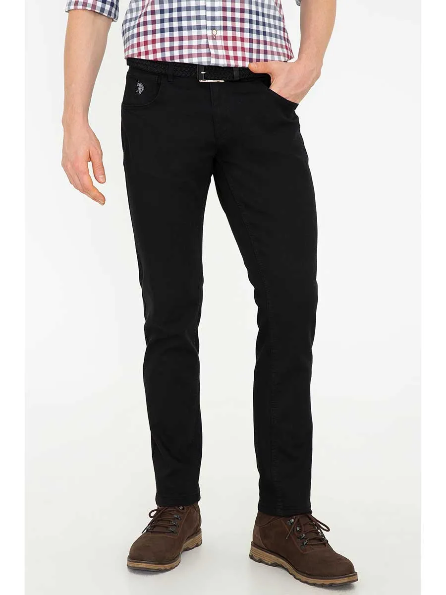 U.S. Polo Assn. Men Chino Black 5pkt DN0027 USPCH091